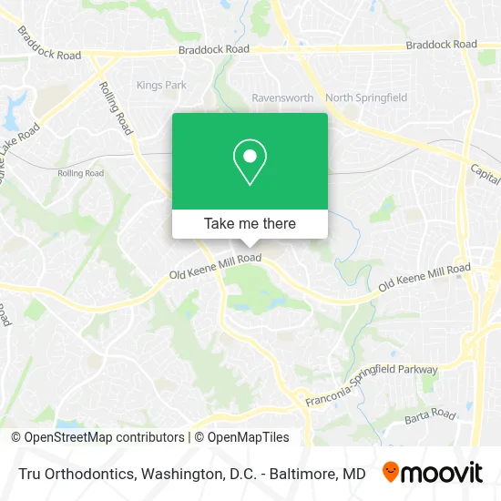 Tru Orthodontics map