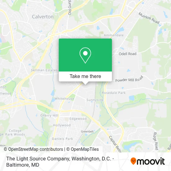The Light Source Company map