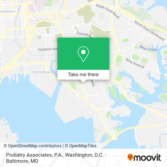 Podiatry Associates, P.A. map