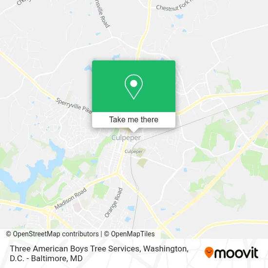 Three American Boys Tree Services map