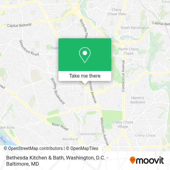 Bethesda Kitchen & Bath map
