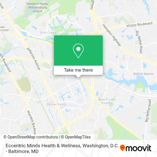 Eccentric Minds Health & Wellness map