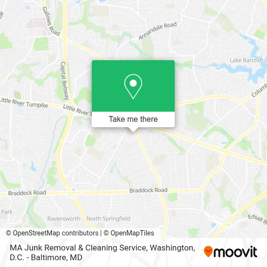 MA Junk Removal & Cleaning Service map