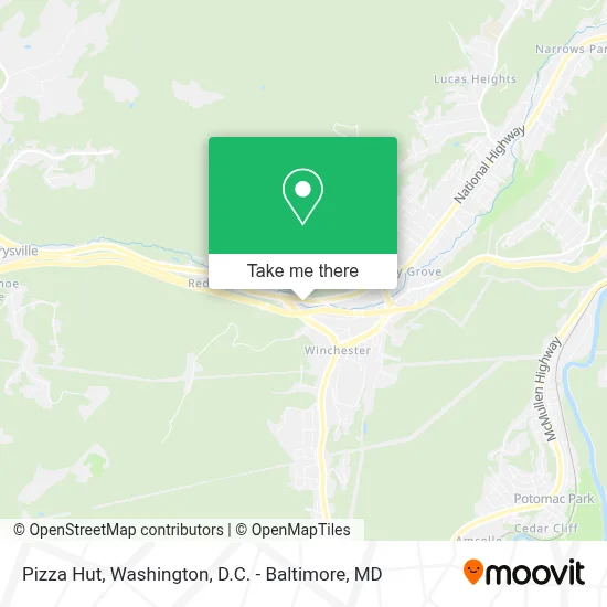 Pizza Hut map