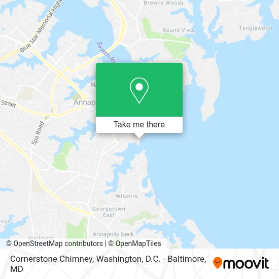 Cornerstone Chimney map