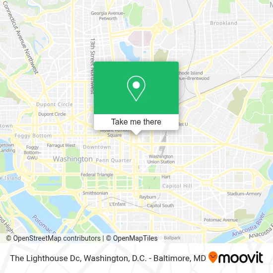 The Lighthouse Dc map