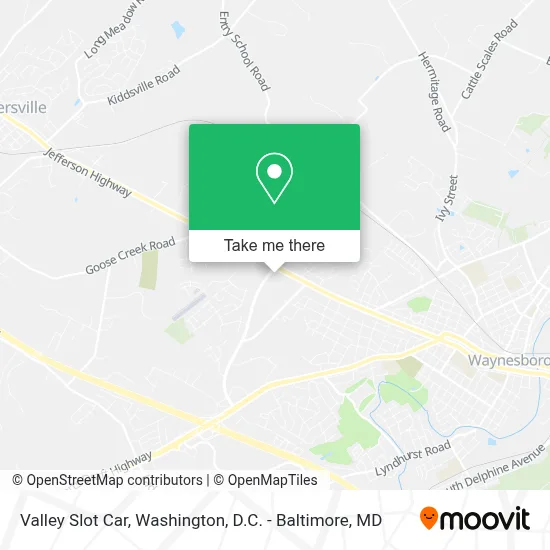 Valley Slot Car map