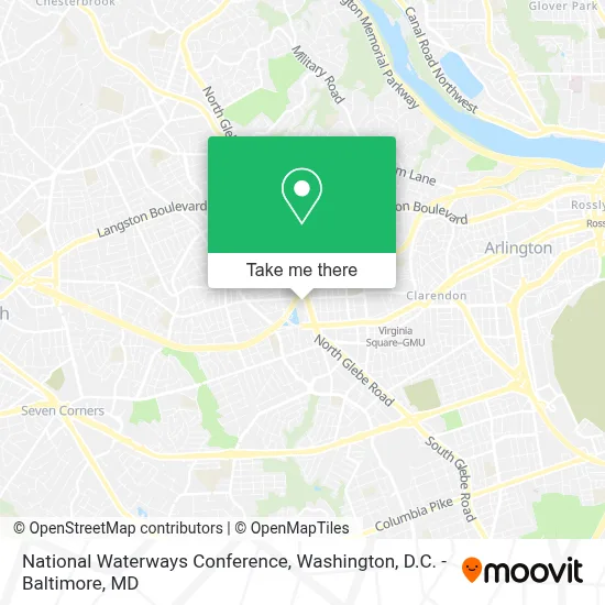 National Waterways Conference map