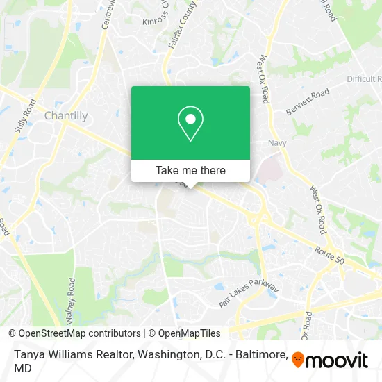 Tanya Williams Realtor map