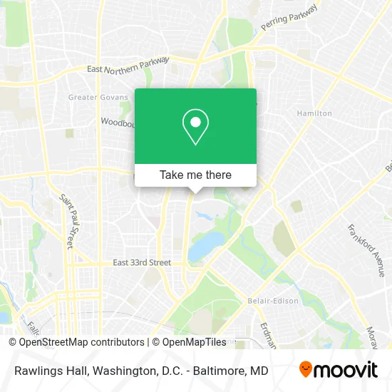 Rawlings Hall map