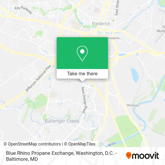 Blue Rhino Propane Exchange map