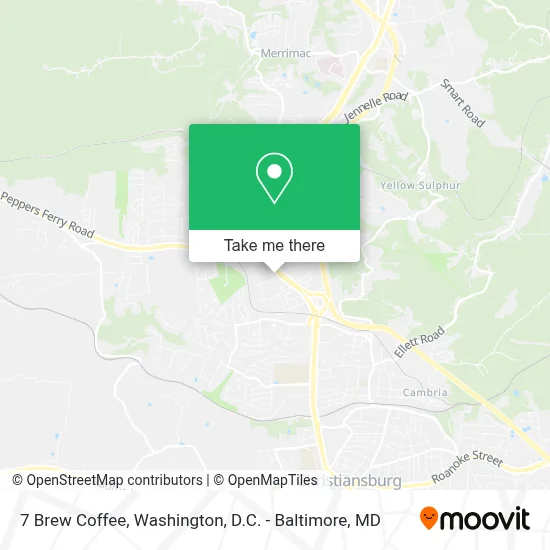 7 Brew Coffee map