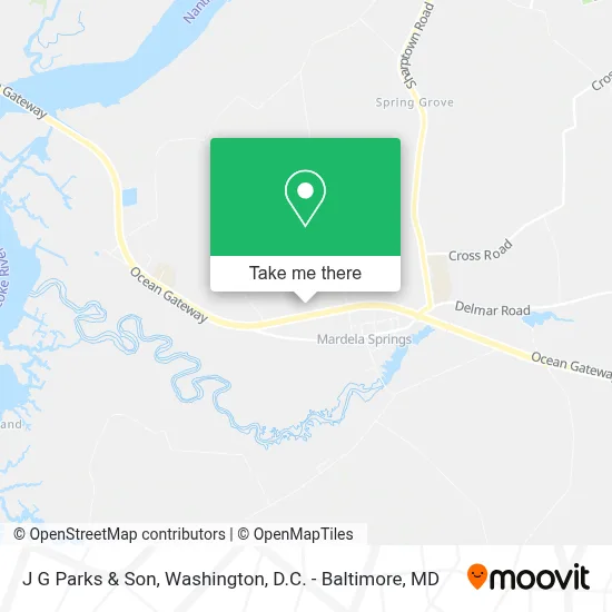 J G Parks & Son map