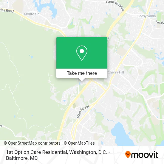 1st Option Care Residential map
