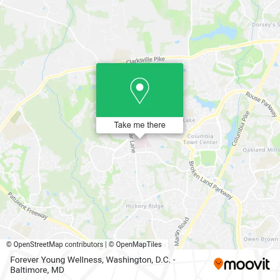 Forever Young Wellness map