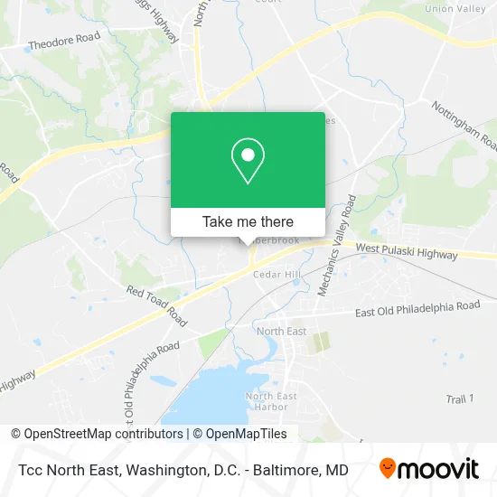 Tcc North East map