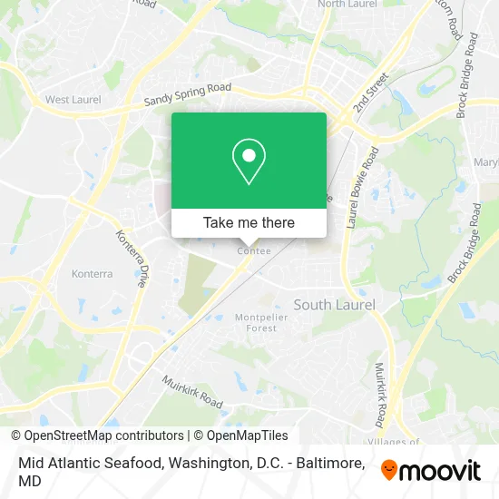 Mid Atlantic Seafood map