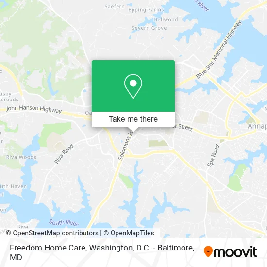 Freedom Home Care map