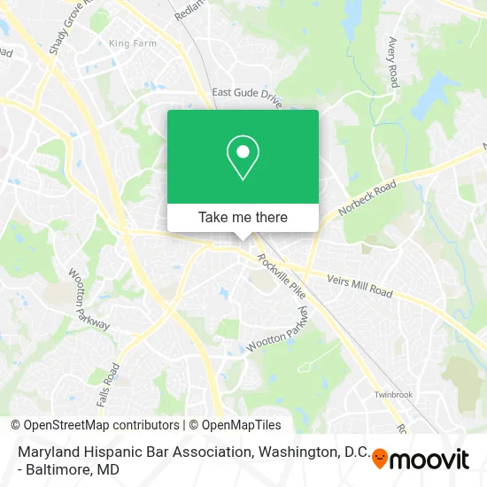 Maryland Hispanic Bar Association map