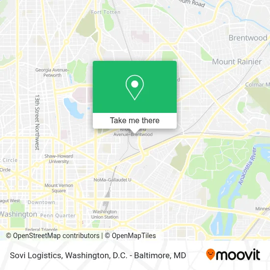 Sovi Logistics map