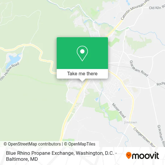 Blue Rhino Propane Exchange map