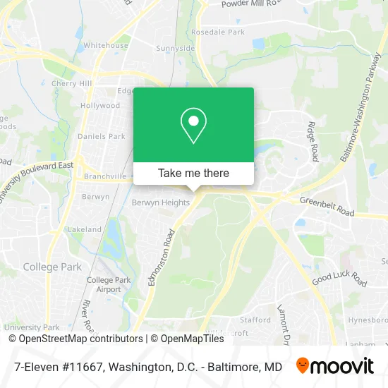 7-Eleven #11667 map