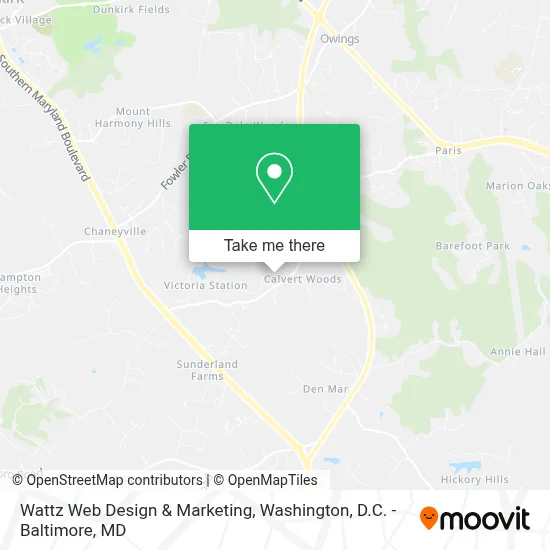 Wattz Web Design & Marketing map