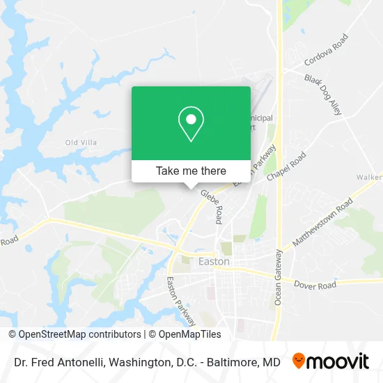 Dr. Fred Antonelli map