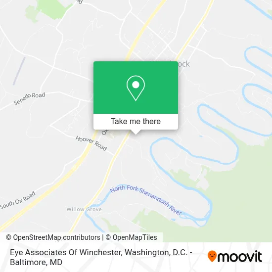 Eye Associates Of Winchester map