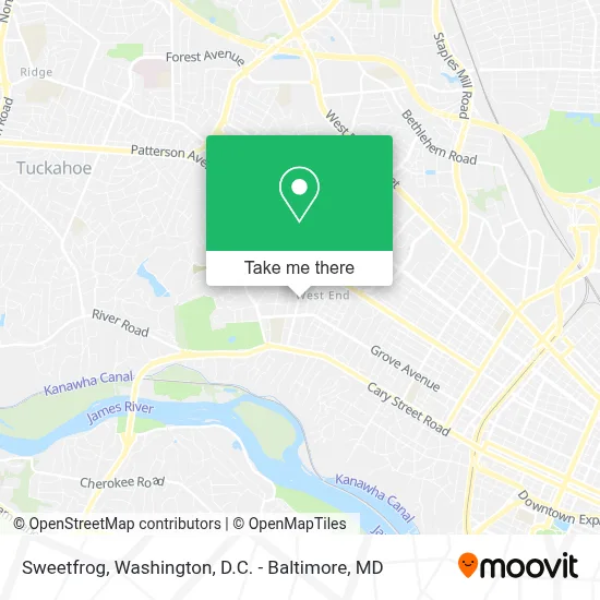 Sweetfrog map