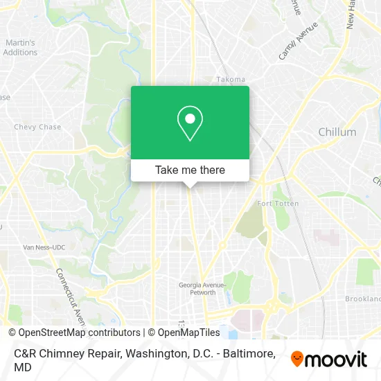 C&R Chimney Repair map