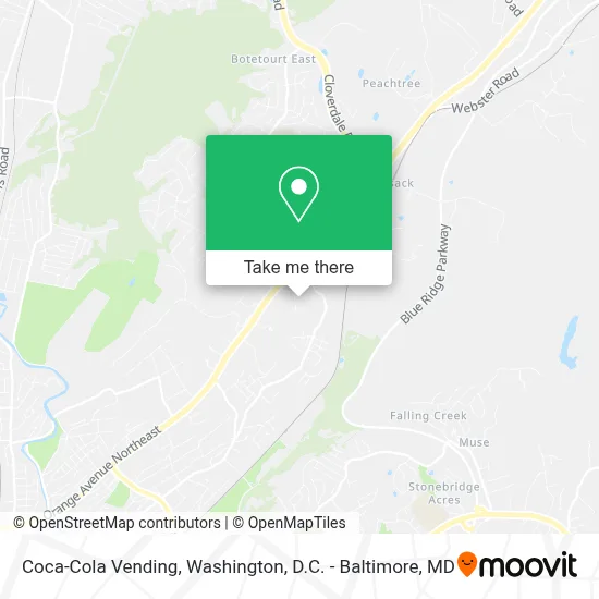 Coca-Cola Vending map