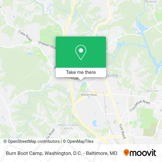 Burn Boot Camp map