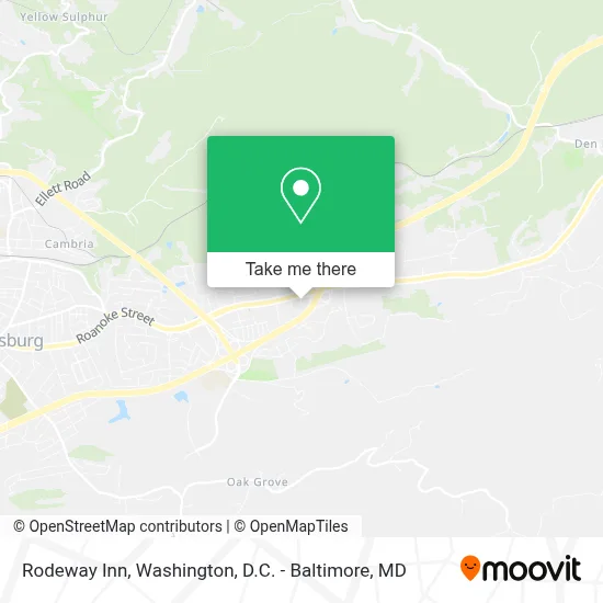 Rodeway Inn map