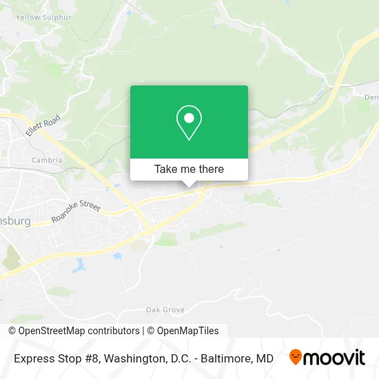 Express Stop #8 map