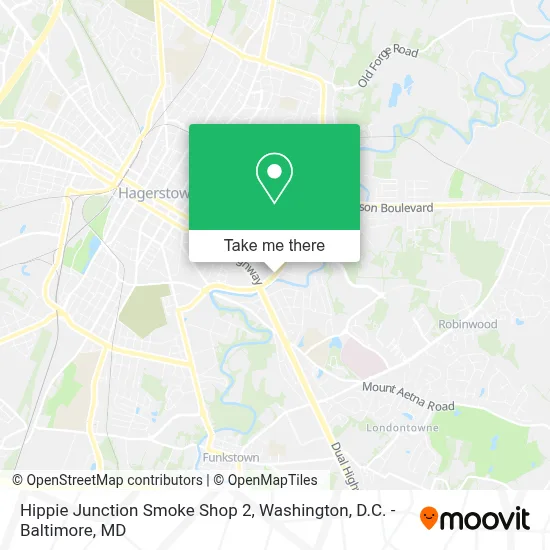 Hippie Junction Smoke Shop 2 map