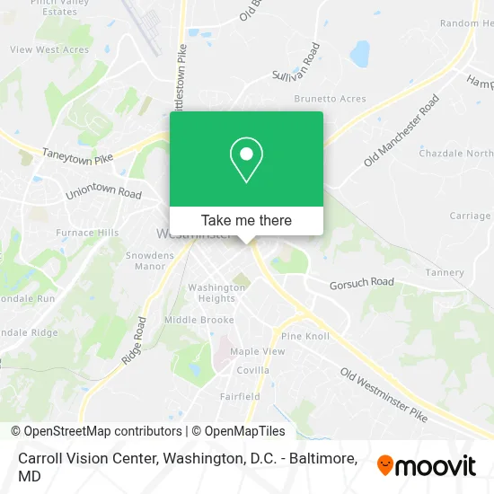 Carroll Vision Center map