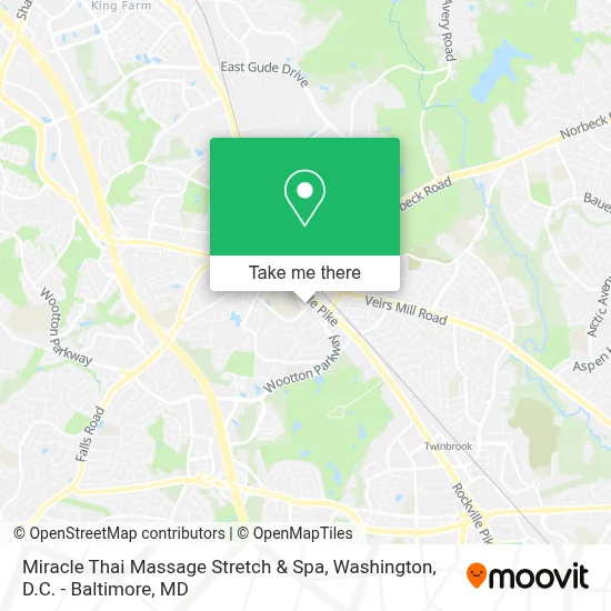 Miracle Thai Massage Stretch & Spa map