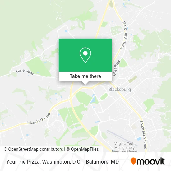 Your Pie Pizza map