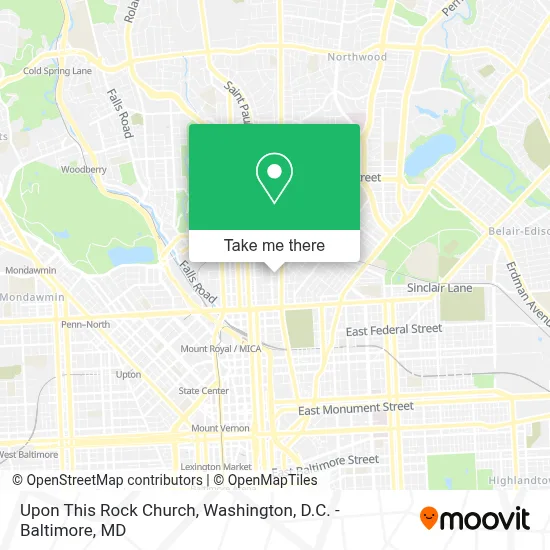 Upon This Rock Church map
