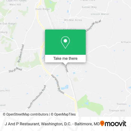J And P Restaurant map