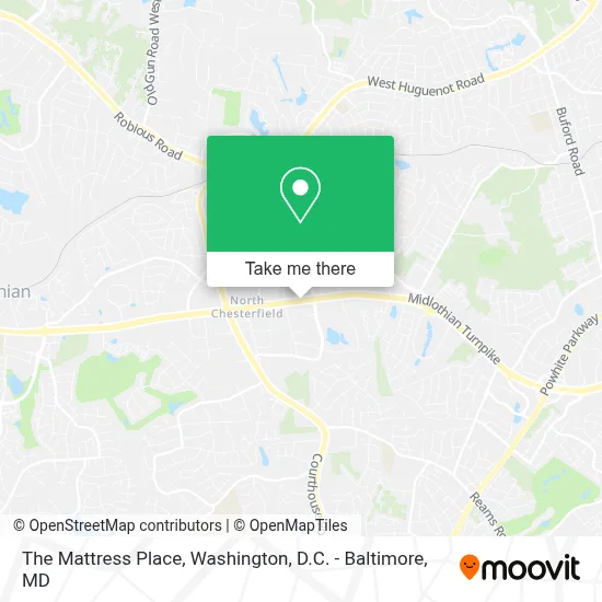 The Mattress Place map
