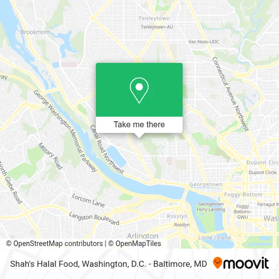 Shah's Halal Food map