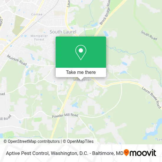 Aptive Pest Control map