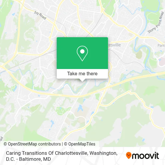 Caring Transitions Of Charlottesville map