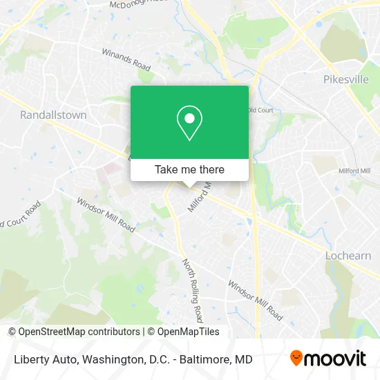 Liberty Auto map