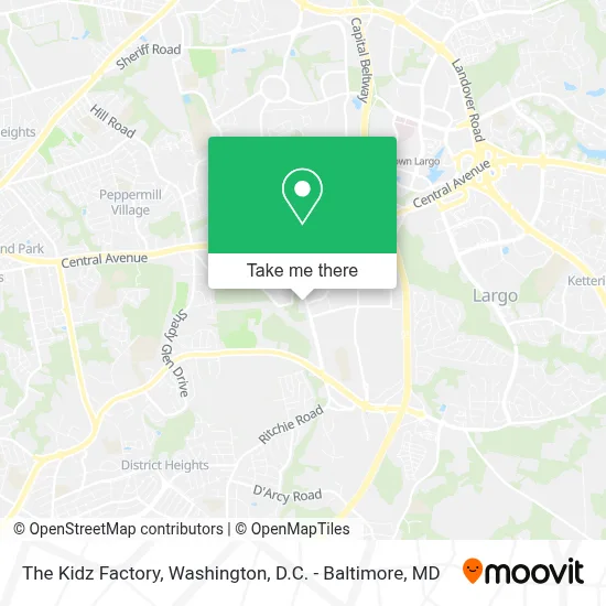 The Kidz Factory map
