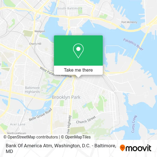 Bank Of America Atm map