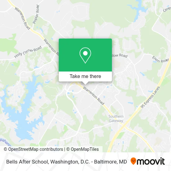 Bells After School map