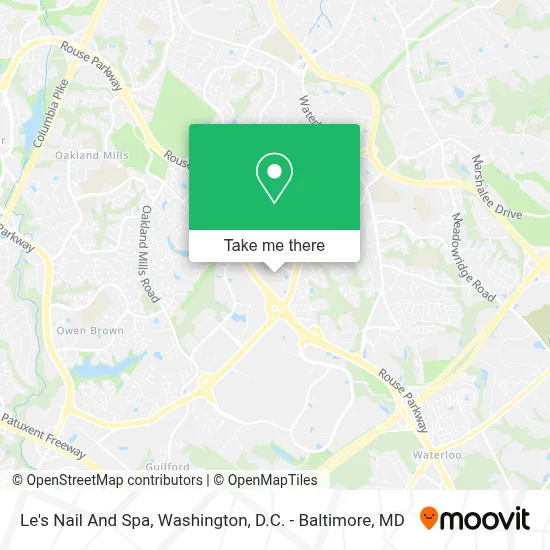 Le's Nail And Spa map